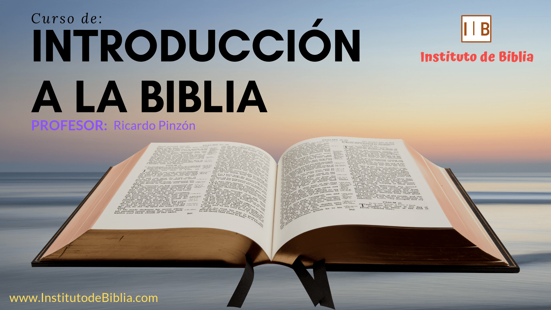 Curso de INTRODUCCIÓN A LA BIBLIA.